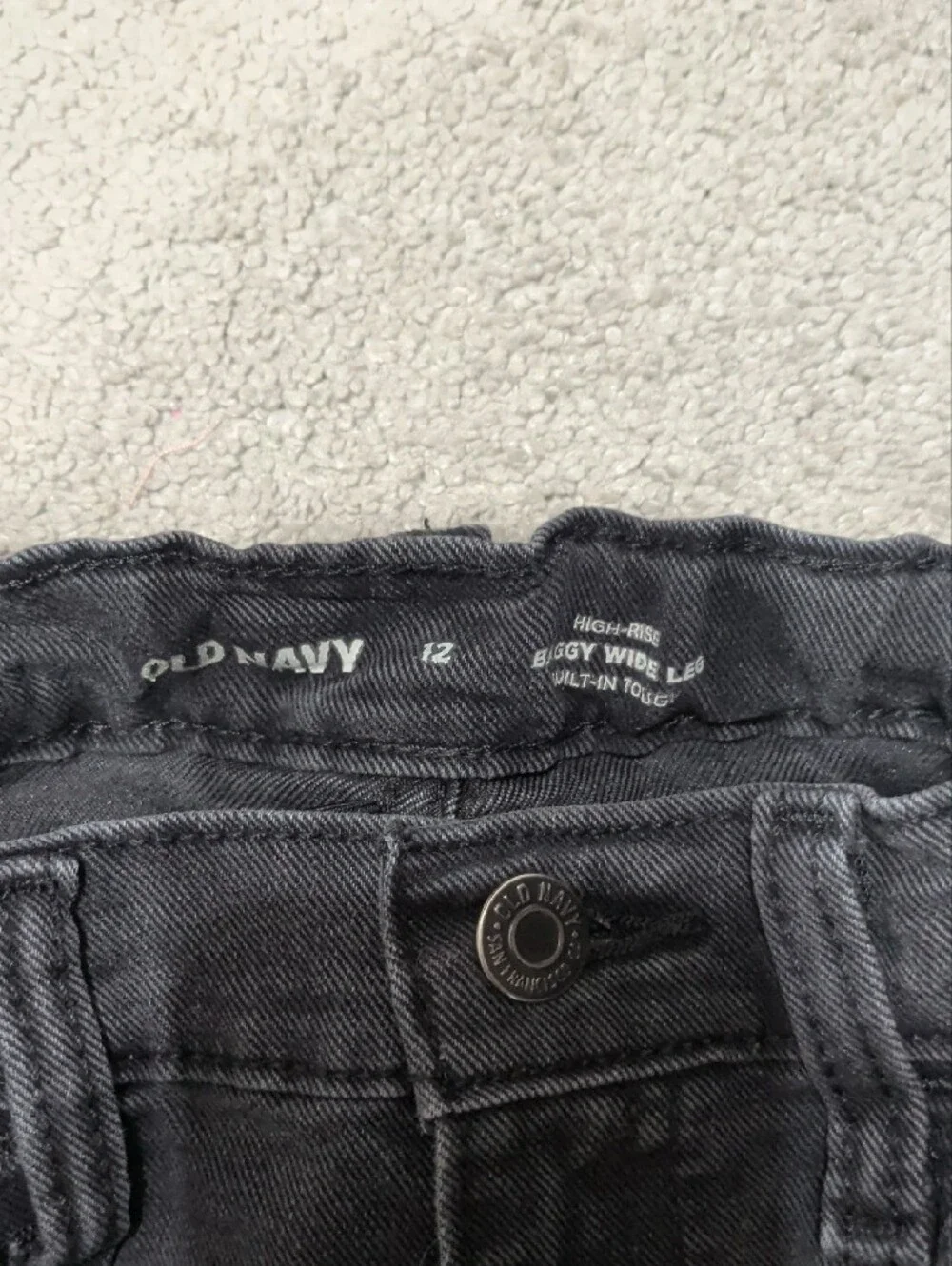 Black Girls Wide-Leg Jeans